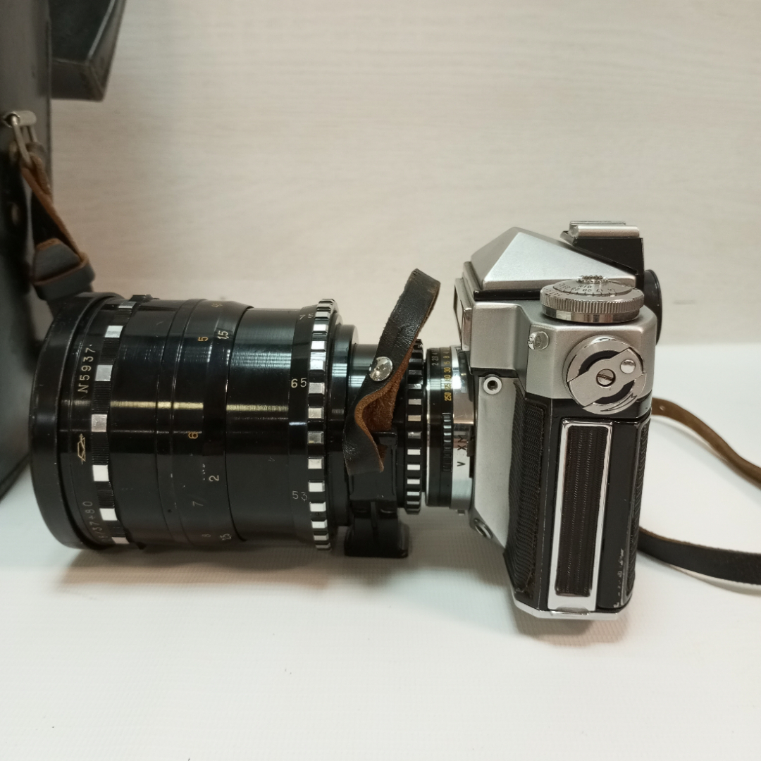 Фотоаппарат Зенит-6 в комплекте с объективом Рубин-1, в кофре с фильтрами, редкий, СССР. Картинка 11